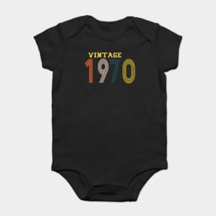 1970 year retro vintage Baby Bodysuit